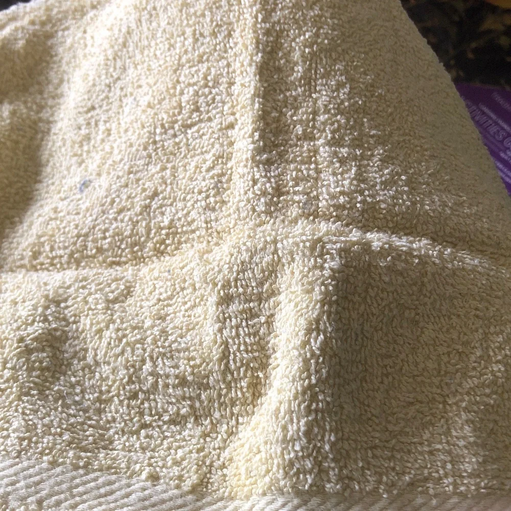 Soft Light Yellow Terry wash Cloth